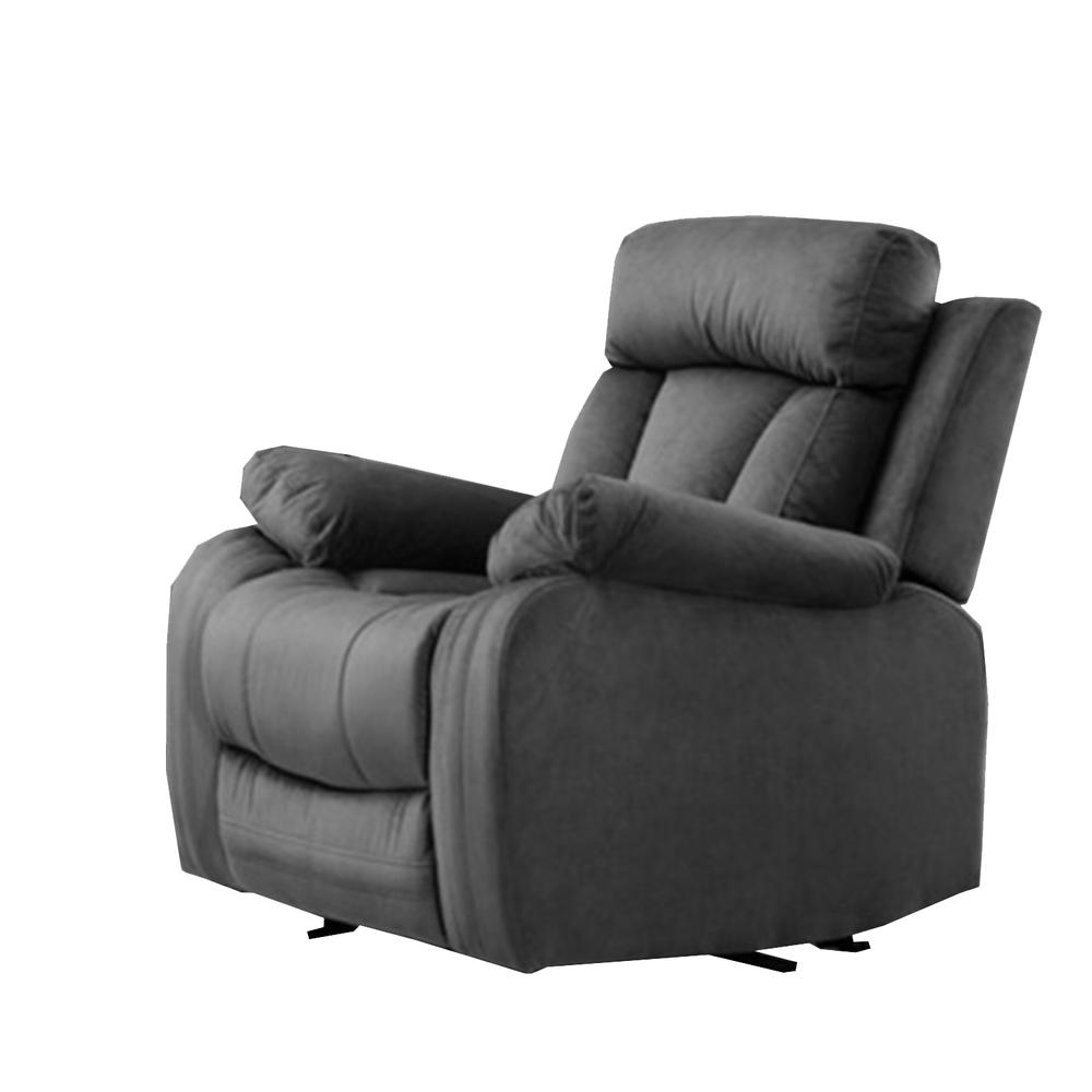 40" Modern Grey Fabric Chair - 329389. Picture 2