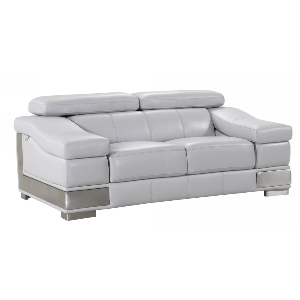 31to 39" Lovely Light Grey Loveseat - 329622. Picture 1