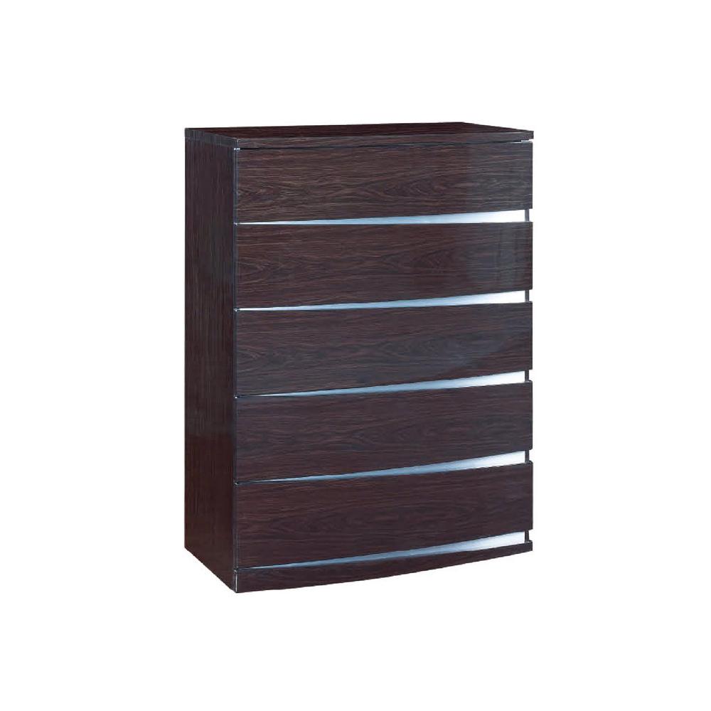 32" Exquisite Wenge High Gloss Chest - 329628. Picture 1