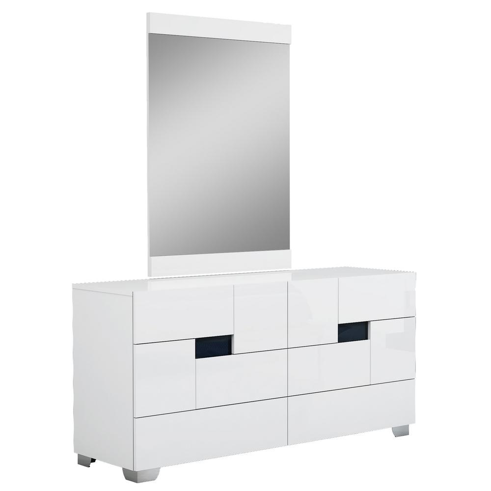 30" Superb White High Gloss Dresser - 329640. Picture 1