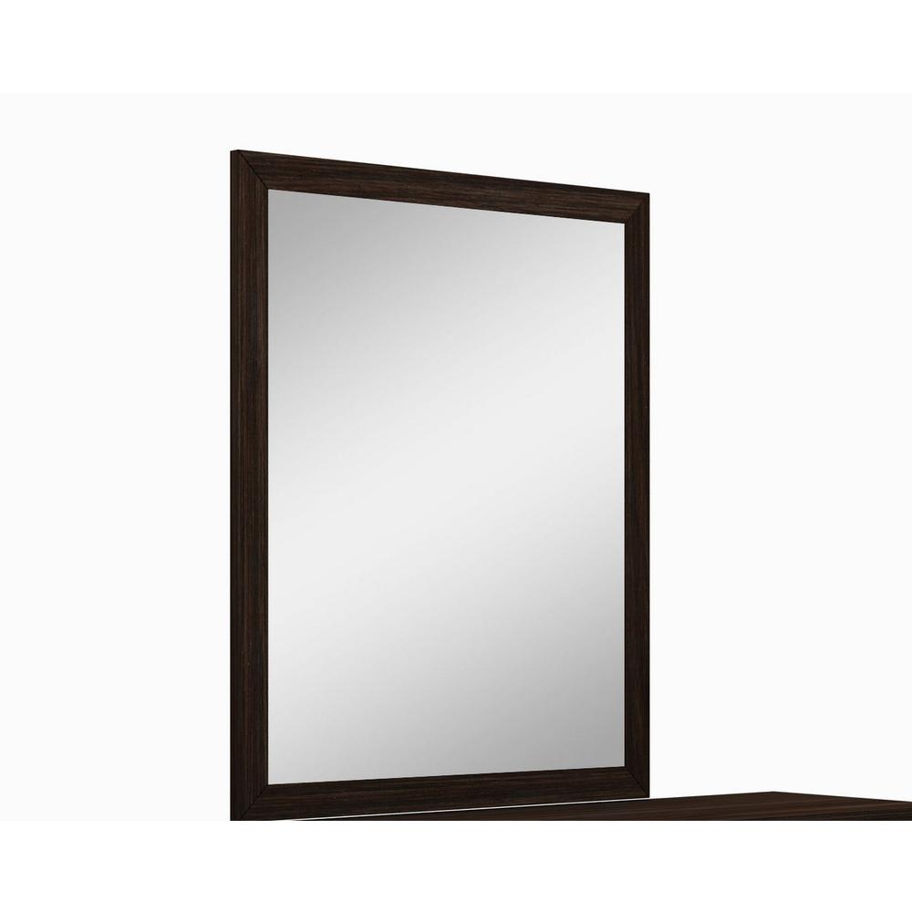 43" Refined Wenge High Gloss Mirror - 329655. Picture 1