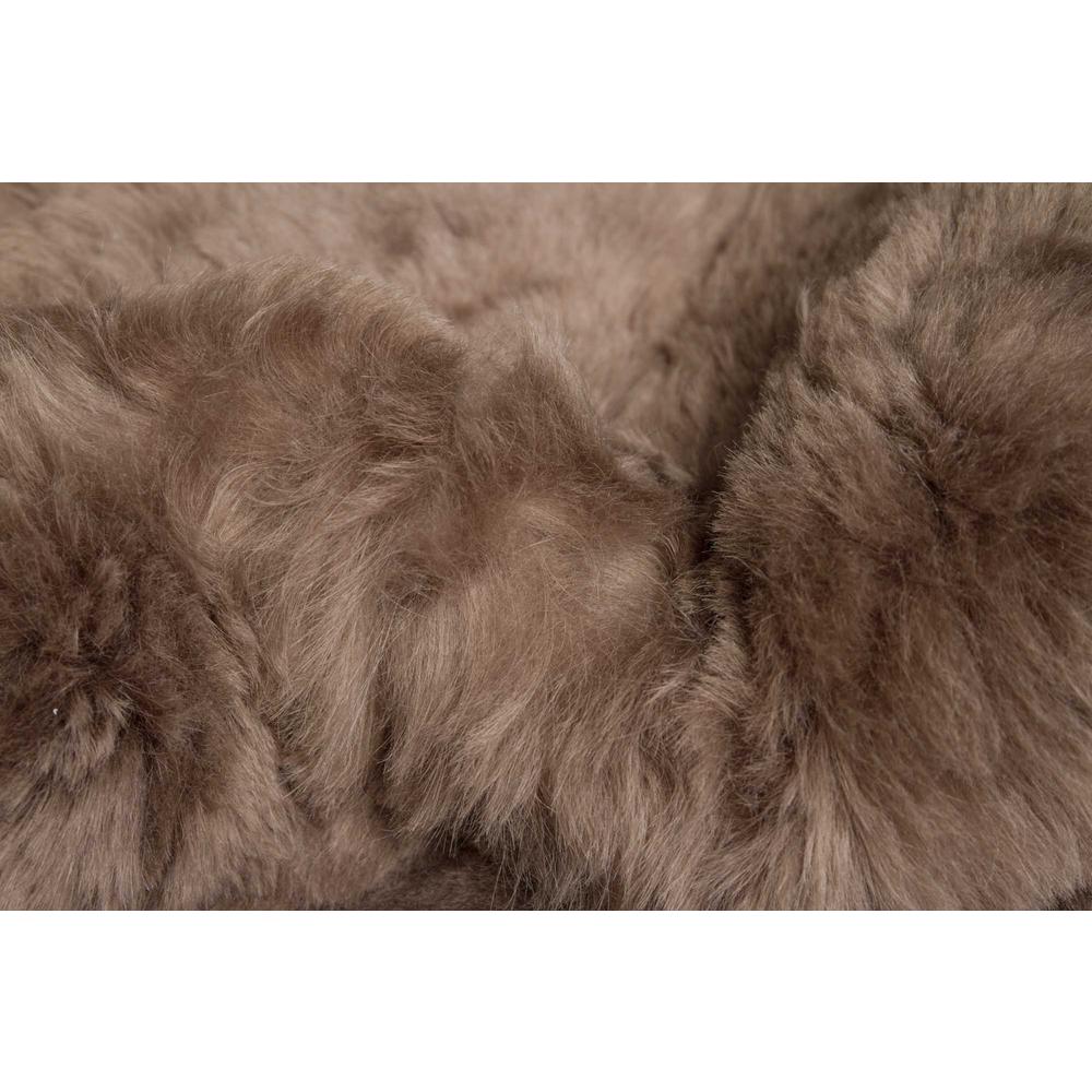 24" x 36" Taupe, Sheepskin Single Long-Haired - Rug - 332267. Picture 2