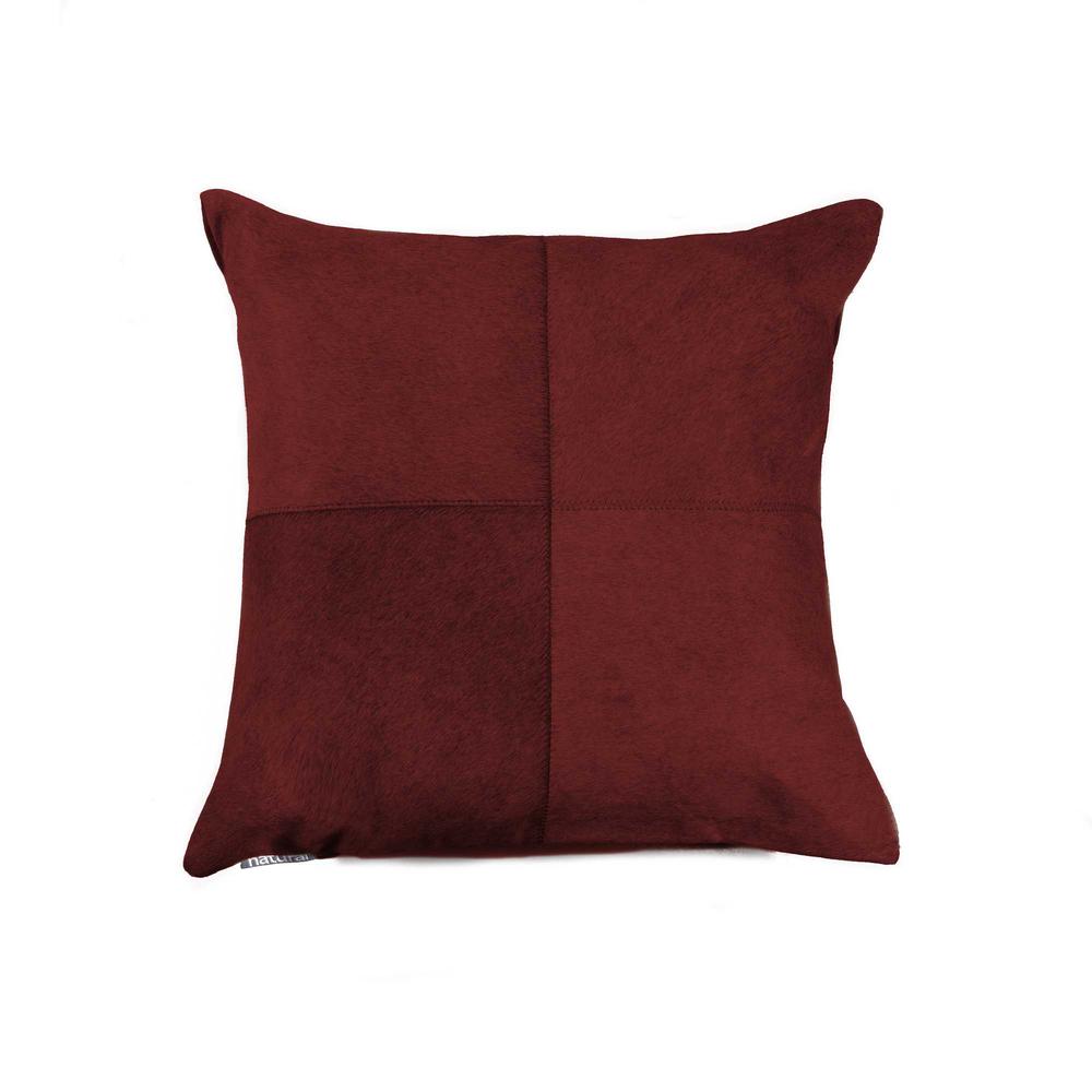 18" x 18" x 5" Wine  Pillow - 332299. Picture 1