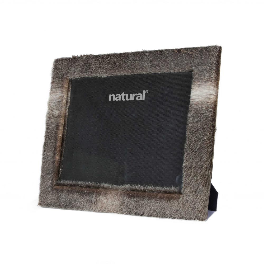 11" x 13" Grey  Cowhide   8" x 10" Picture Frame - 332323. Picture 3