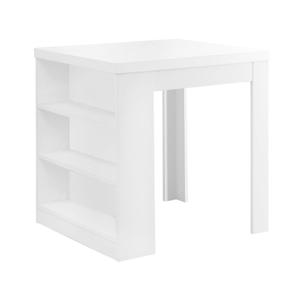 30" White Particle Board Hollow Core and MDF Counter Height Dining Table - 332640. Picture 2