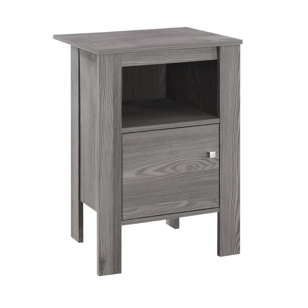 14" x 17.25" x 24.25" Grey Particle Board Storage  Accent Table - 332737. Picture 1