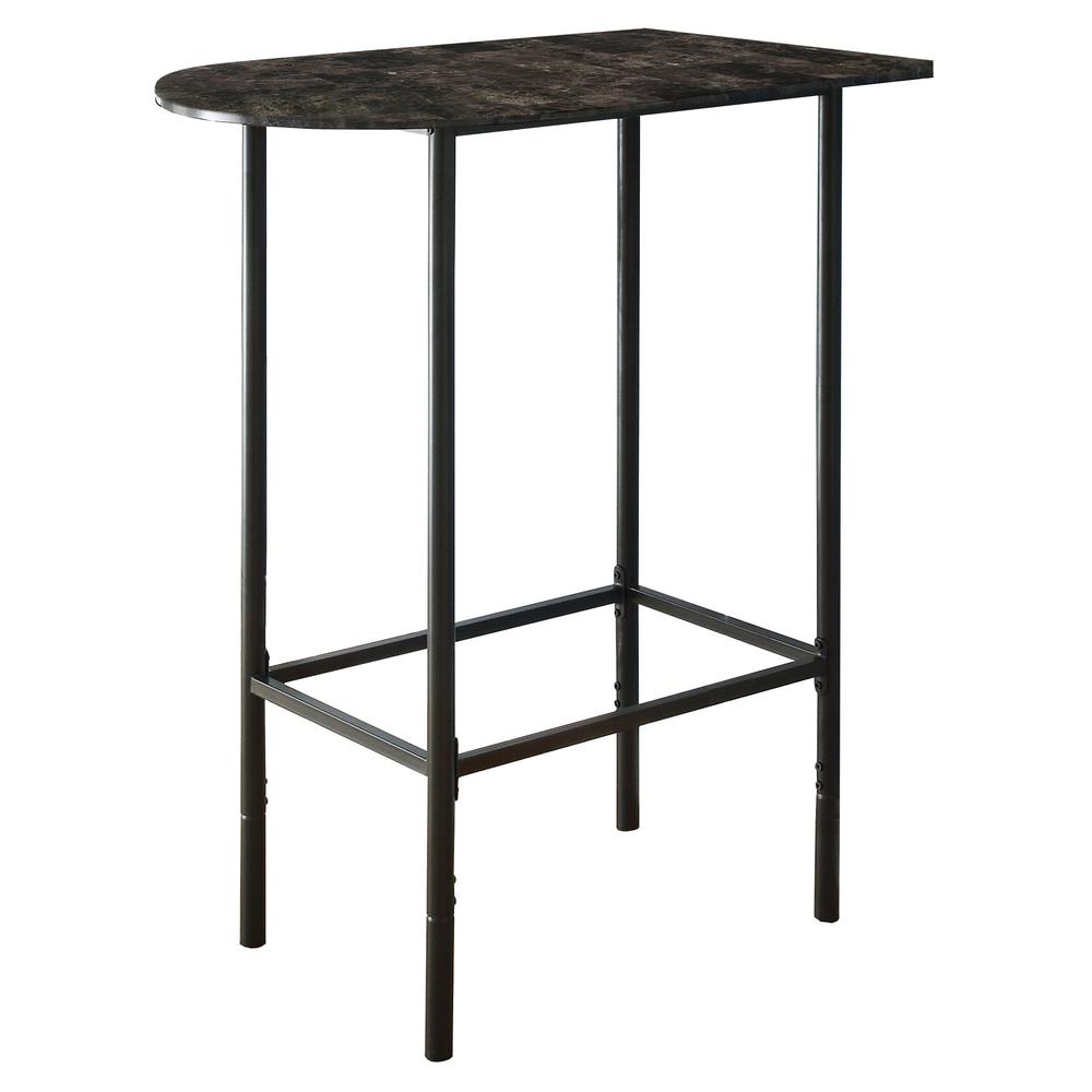 23.75" x 35.5" x 41" Grey Mdf Metal  Accent Table - 332756. Picture 1