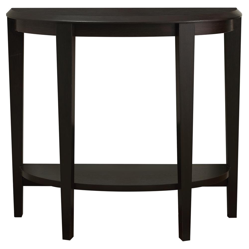 11.75" x 36" x 32.5" Cappuccino Finish Accent Table - 332815. Picture 1