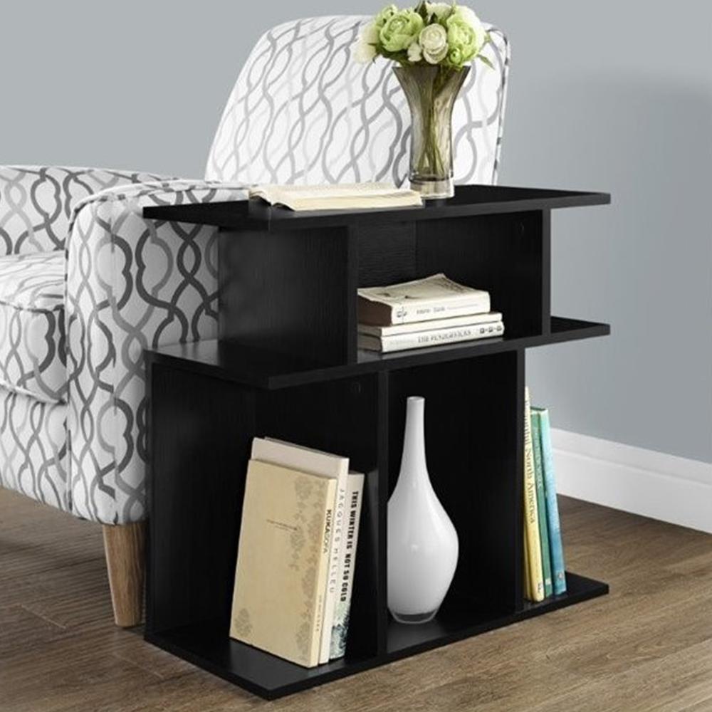 11.75" x 23.75" x 23.75" Black Particle Board Laminate  Accent Table - 332834. Picture 5