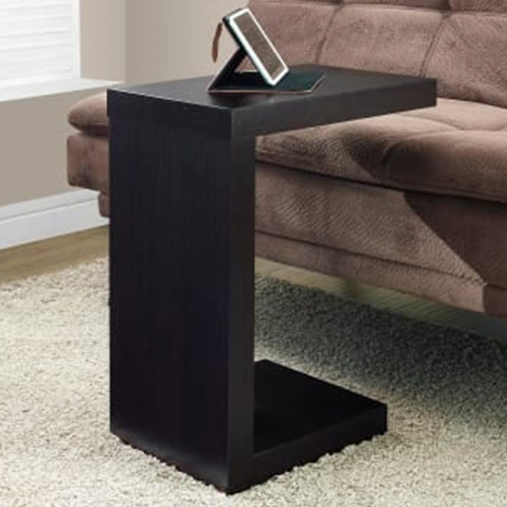 11.5" x 18" x 24" Cappuccino Hollow Core Particle Board  Accent Table - 332844. Picture 5
