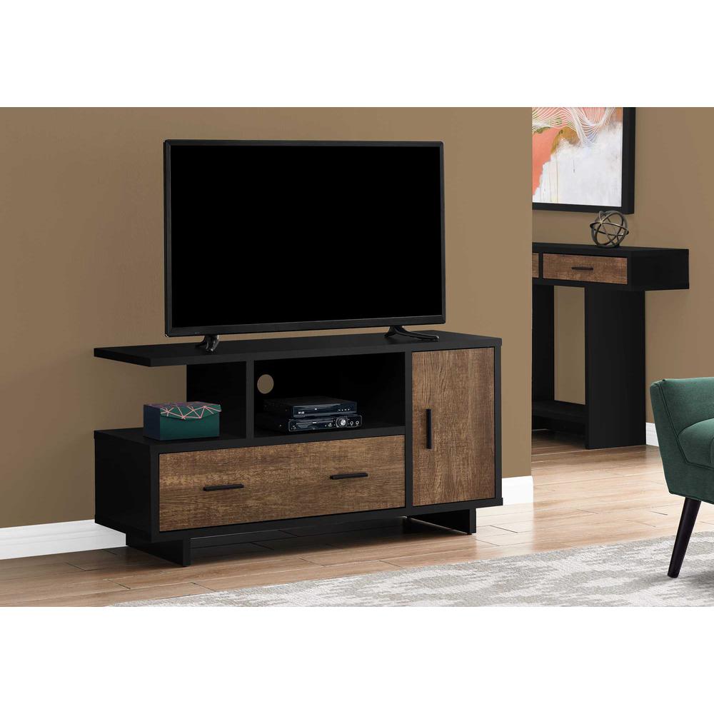23.75" Particle Board Laminate and MDF TV Stand with Storage - 332958. Picture 1