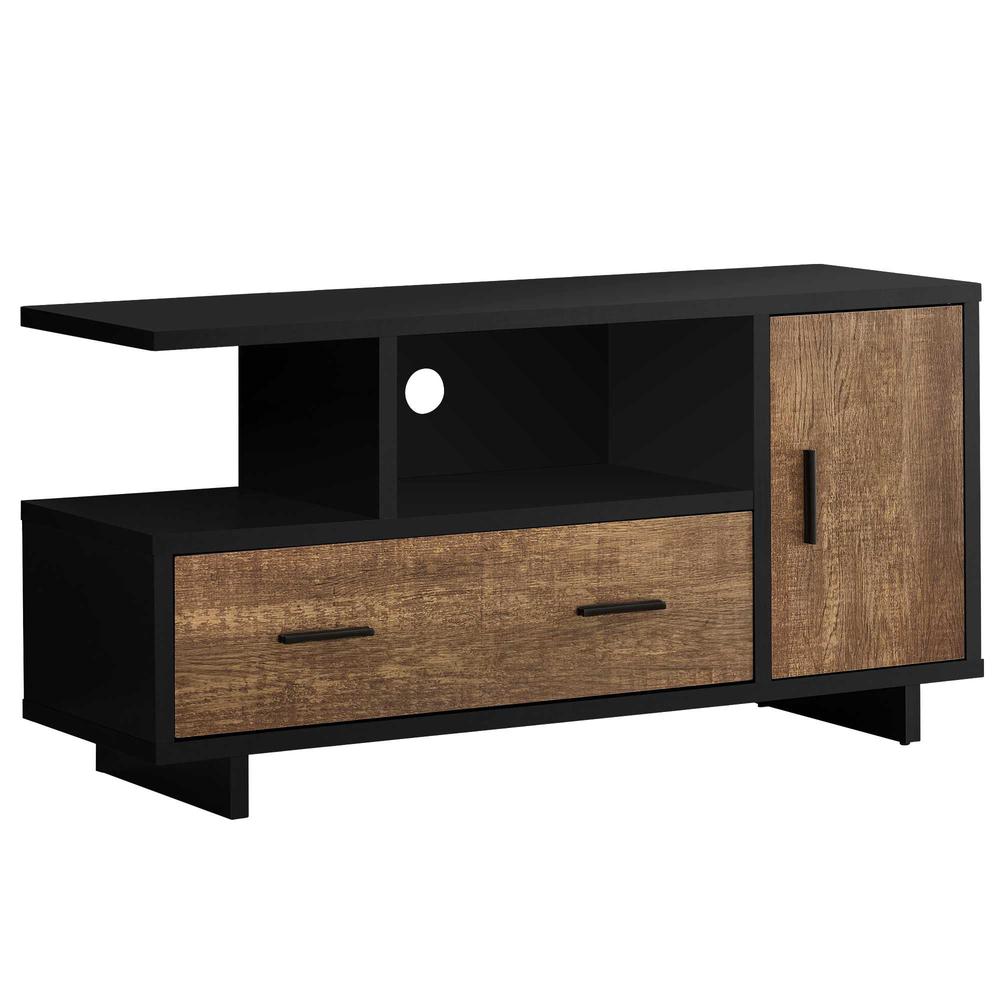 23.75" Particle Board Laminate and MDF TV Stand with Storage - 332958. Picture 2