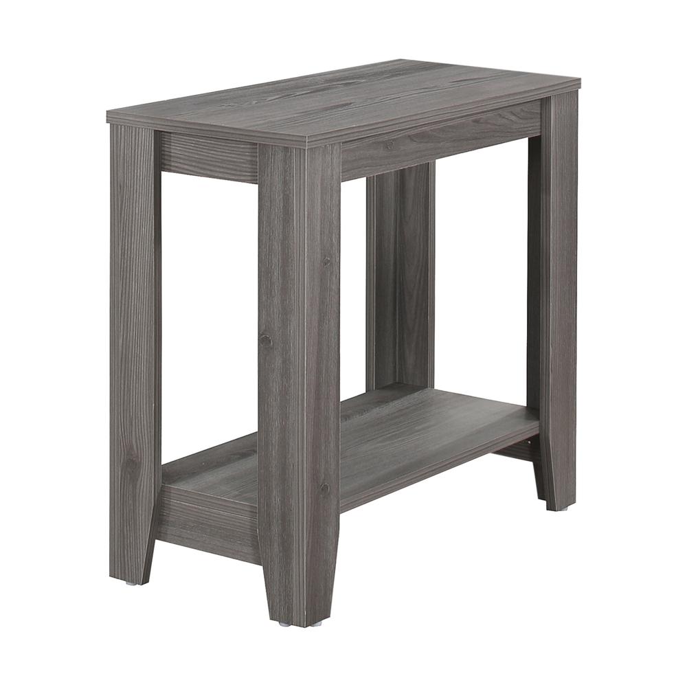 11.75" x 23.75" x 22" Grey Particle Board Laminate  Accent Table - 333042. Picture 1