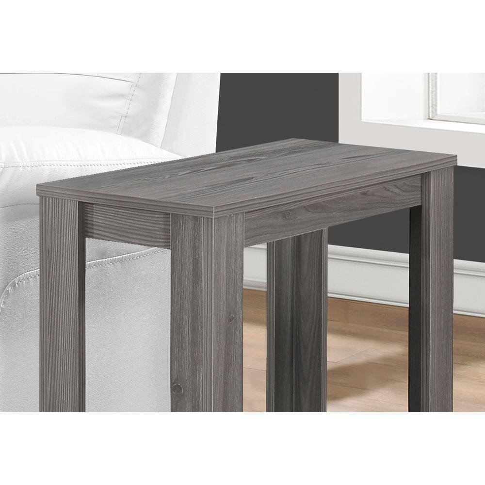 11.75" x 23.75" x 22" Grey Particle Board Laminate  Accent Table - 333042. Picture 2
