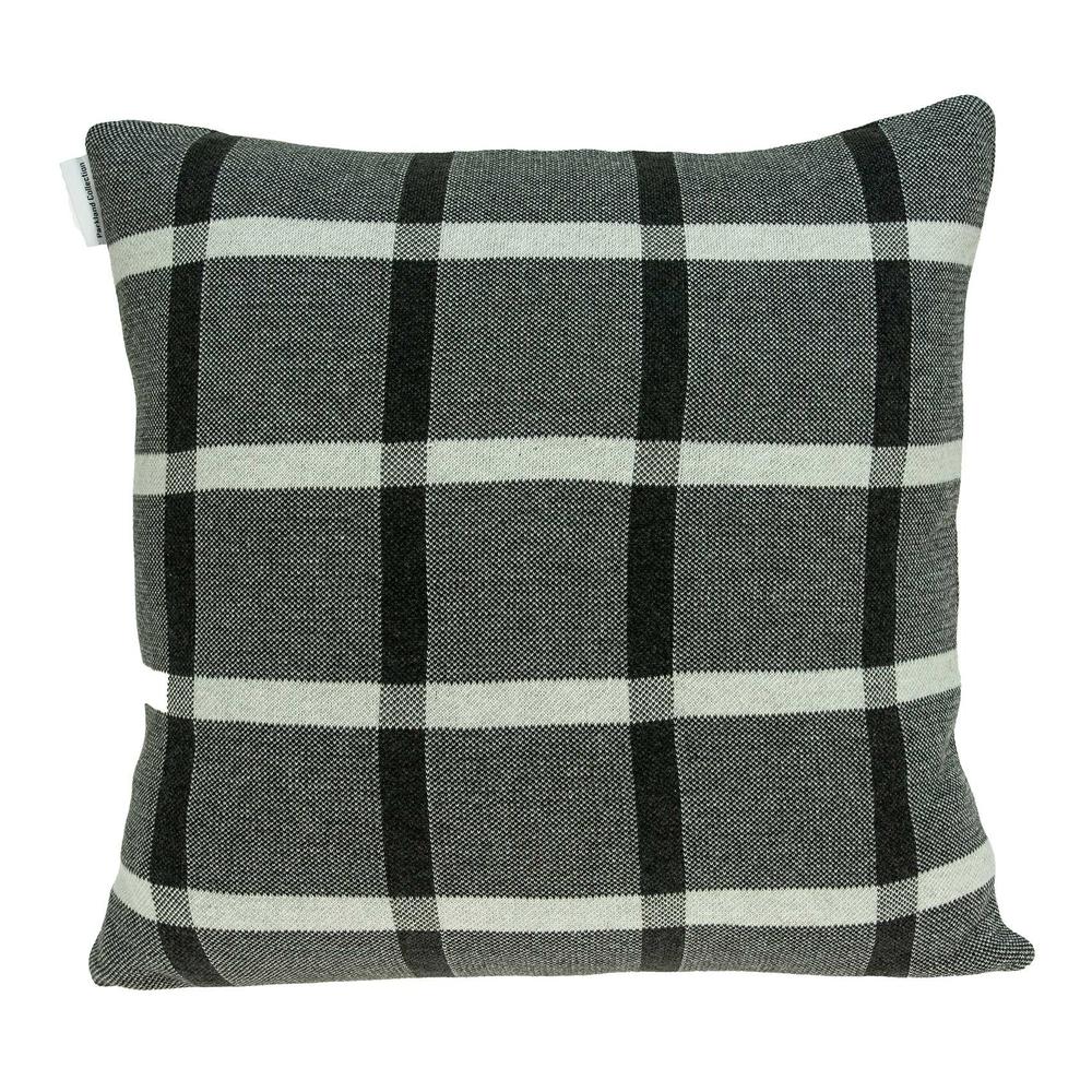 20" x 7" x 20" Transitional Gray Pillow Cover With Poly Insert - 334057. Picture 1