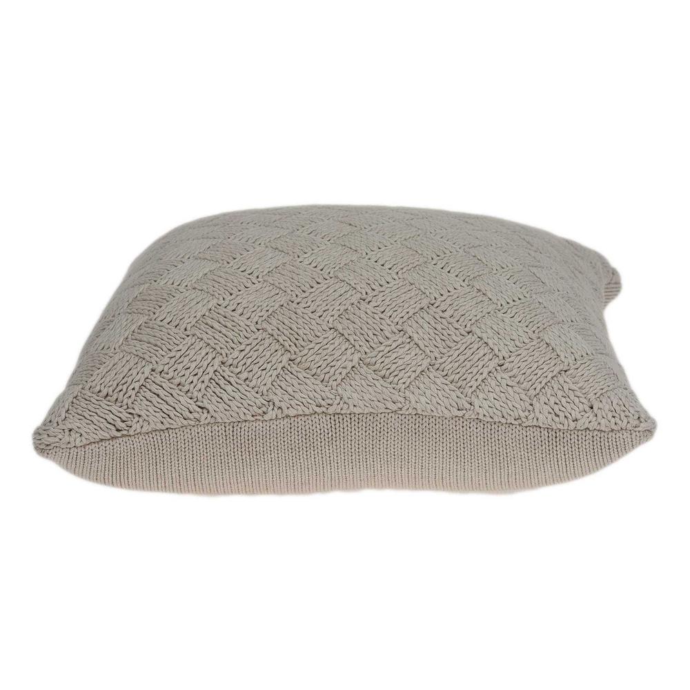 20" x 7" x 20" Charming Transitional Beige Accent Pillow Cover With Poly Insert - 334081. Picture 3