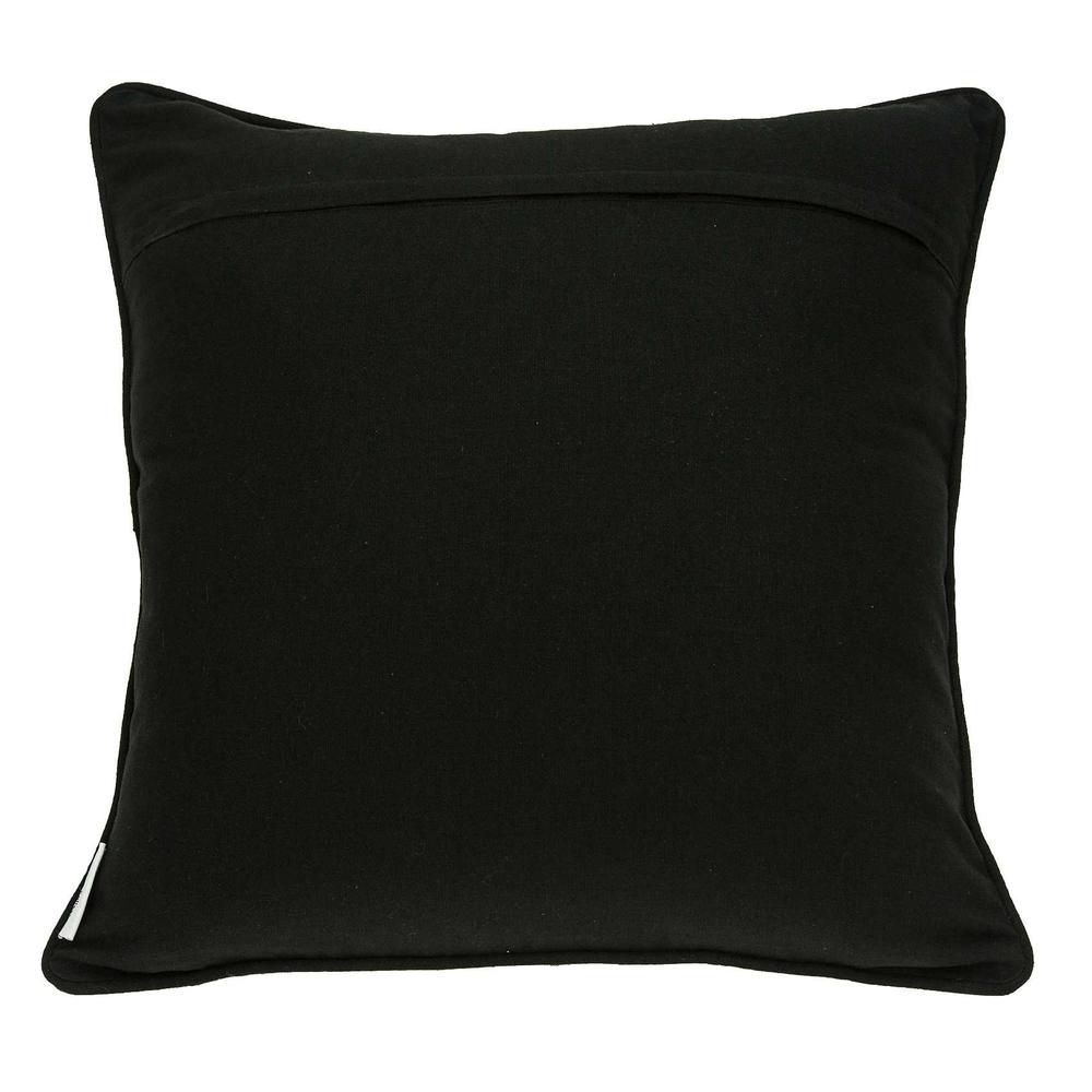 20" x 7" x 20" Transitional Black and White Pillow Cover With Poly Insert - 334116. Picture 2
