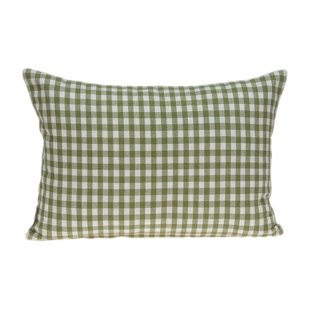 20" x 6" x 14" Tropical Green Pillow Cover With Poly Insert - 334159. Picture 2