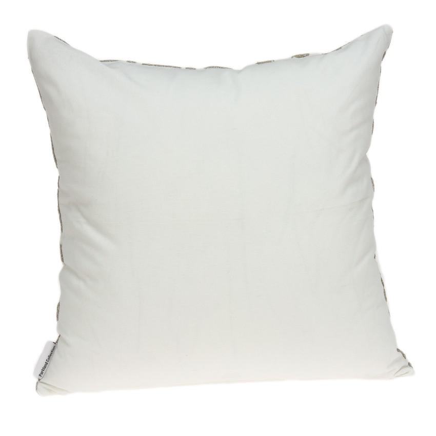 20" x 7" x 20" Bling Ivory Pillow Cover With Poly Insert - 334187. Picture 3