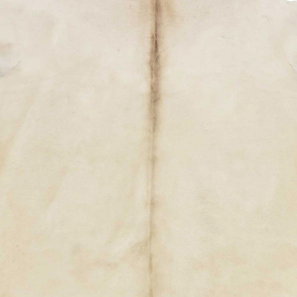 6.5 Ft  Champagne Brindled Cowhide Rug - 334424. Picture 3