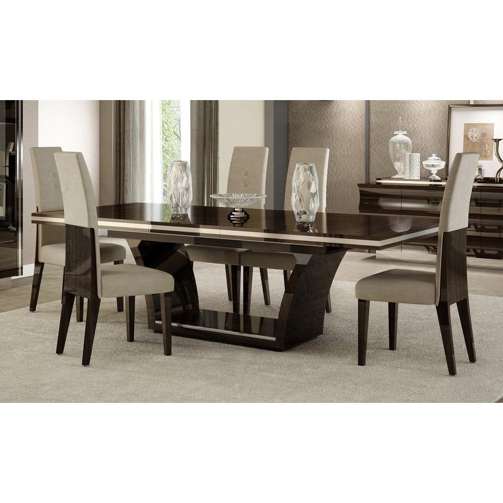 98'' X 43'' X 30'' Modern Wenge High Gloss Dining Table - 343994. Picture 1