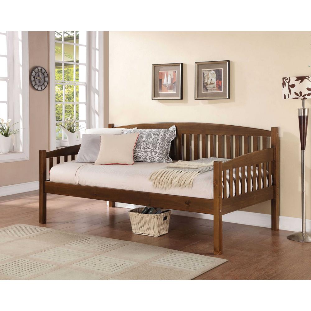 42" X 80" X 37" Antique Oak Wood Daybed - 347213. Picture 2