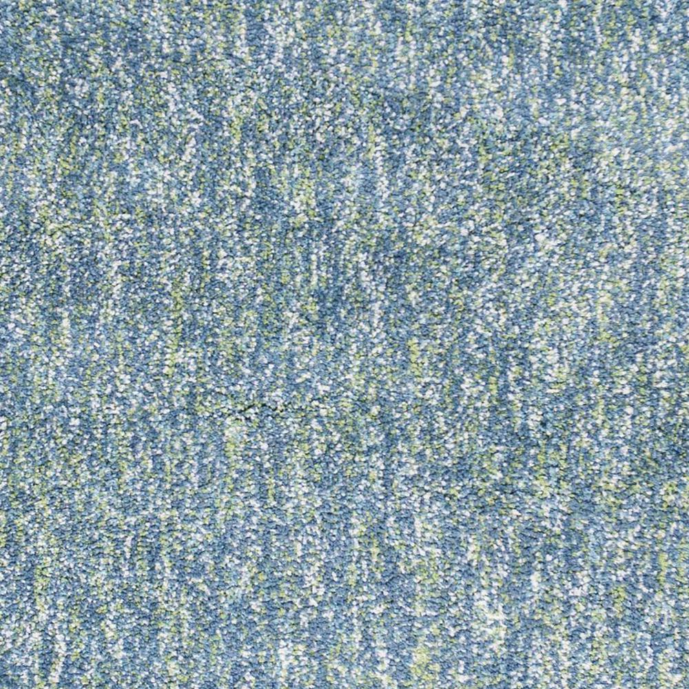 8' Round  Polyester Seafoam Heather Area Rug - 349777. Picture 3