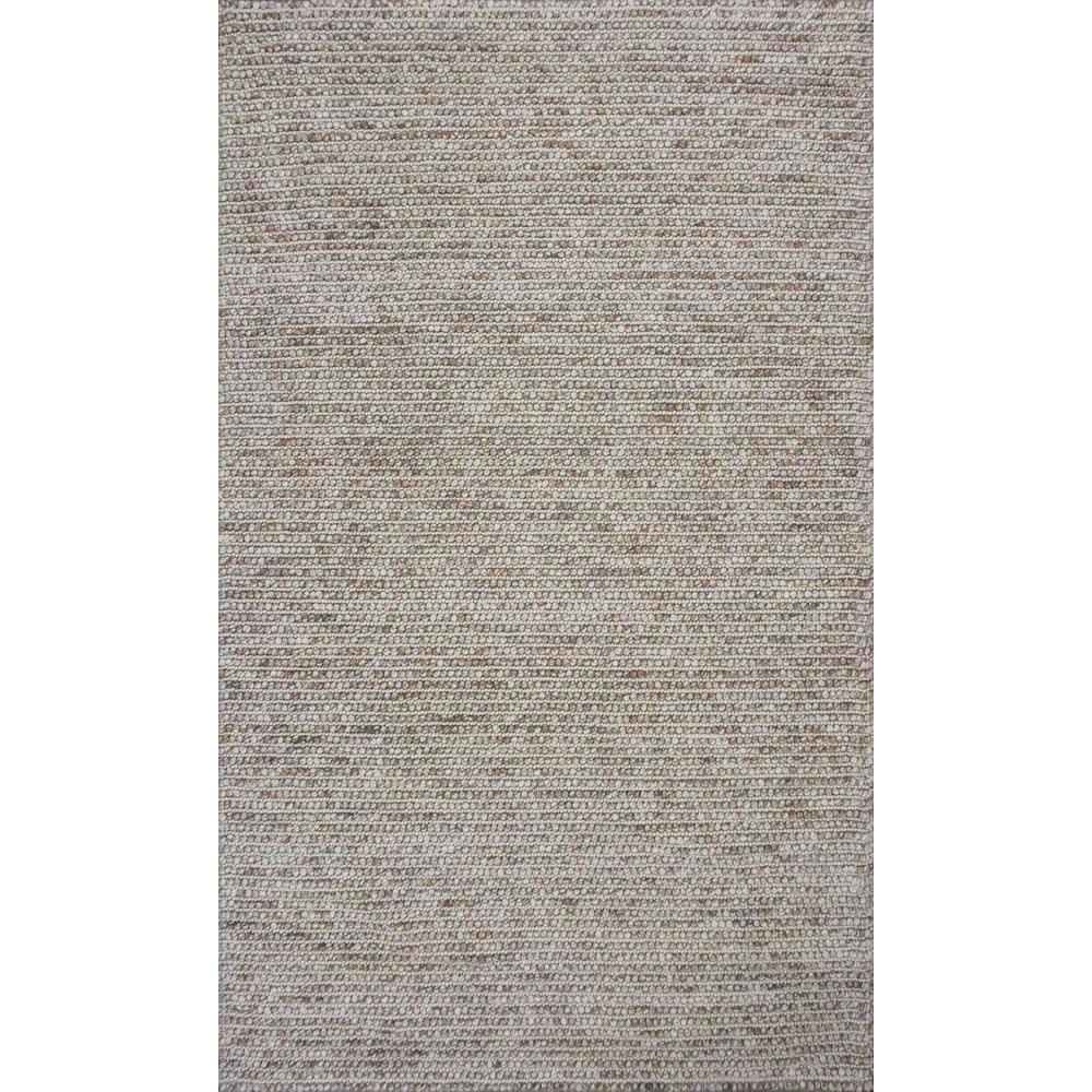 5' x 7'  Natural Wool Boucle Berber Style Area Rug - 349792. Picture 1