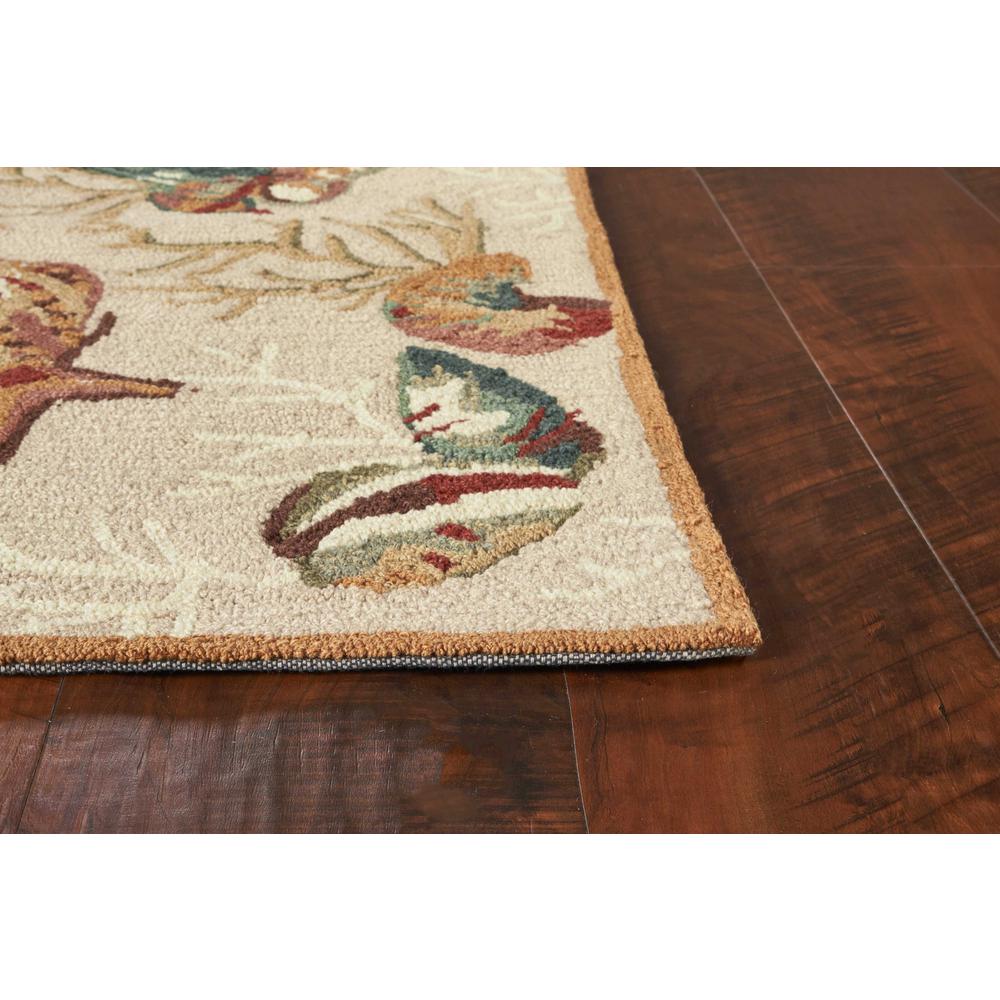 7' x 9'  Polyester Beige Area Rug - 349829. Picture 4