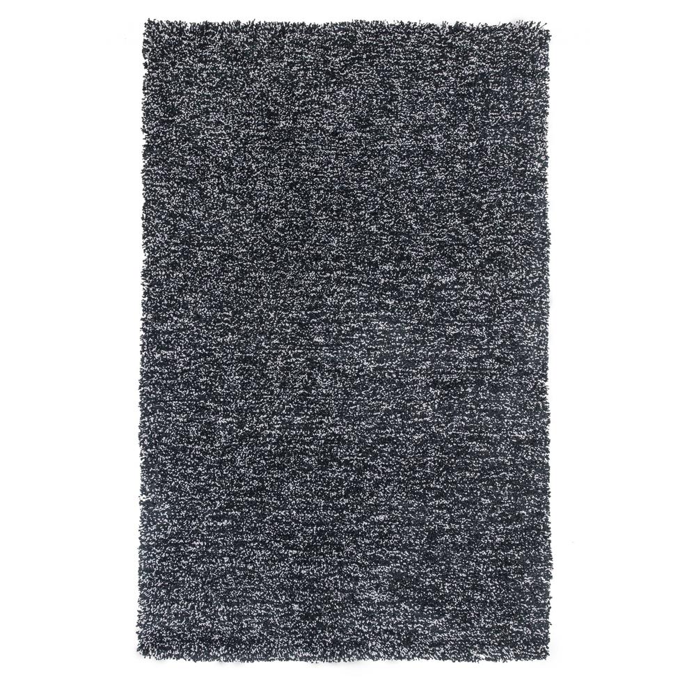 7' x 9'  Polyester Black Heather Area Rug - 349873. Picture 1