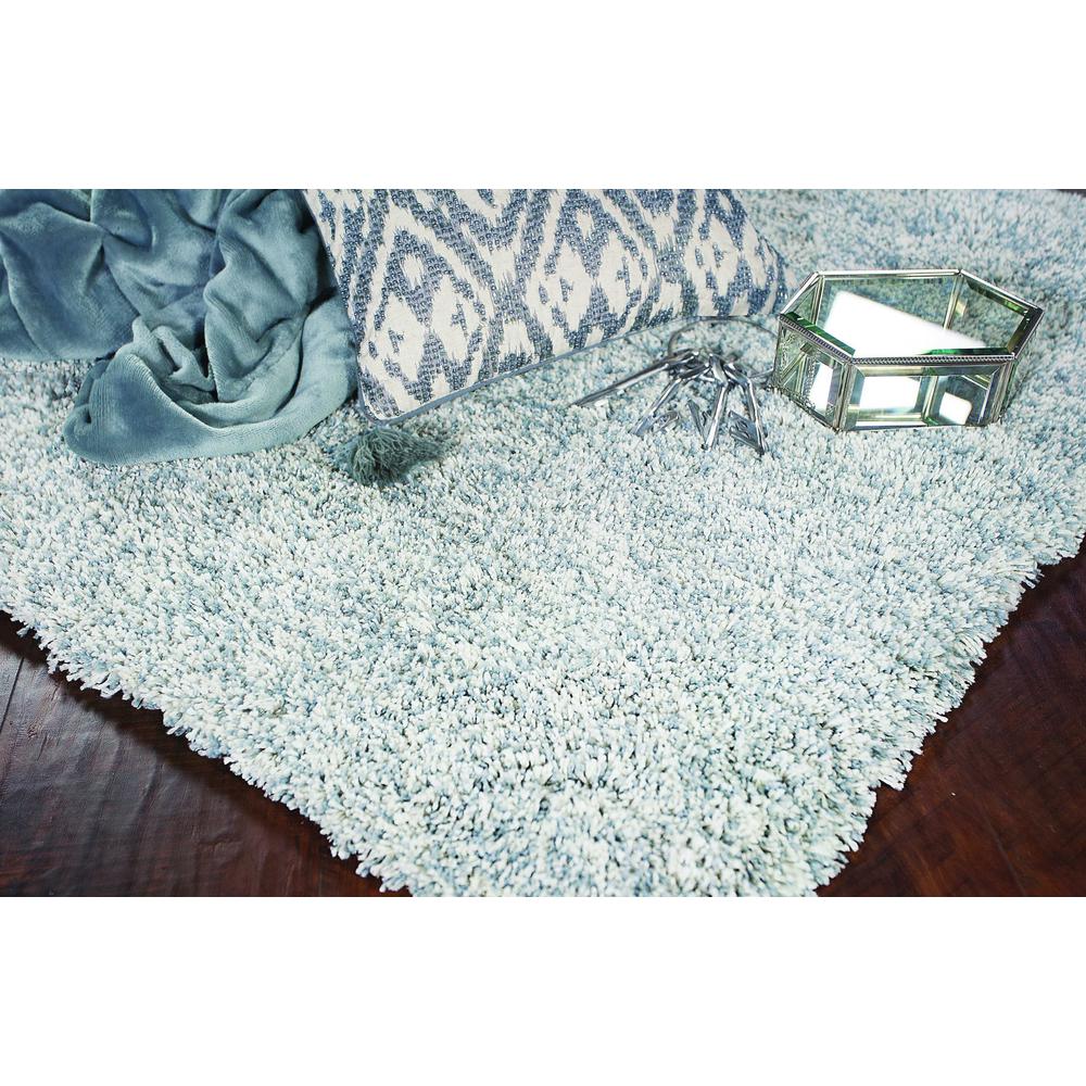 7' x 9'  Polyester Slate Heather Area Rug - 349877. Picture 5