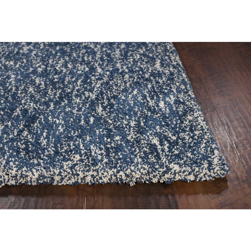 7' x 9'  Polyester Indigo or  Ivory  Heather Area Rug - 349879. Picture 5