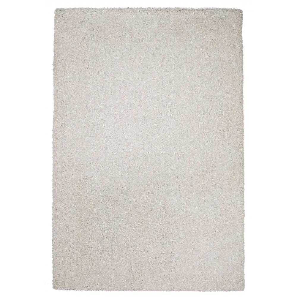 8'x10' Ivory Indoor Shag Rug - 349880. Picture 1