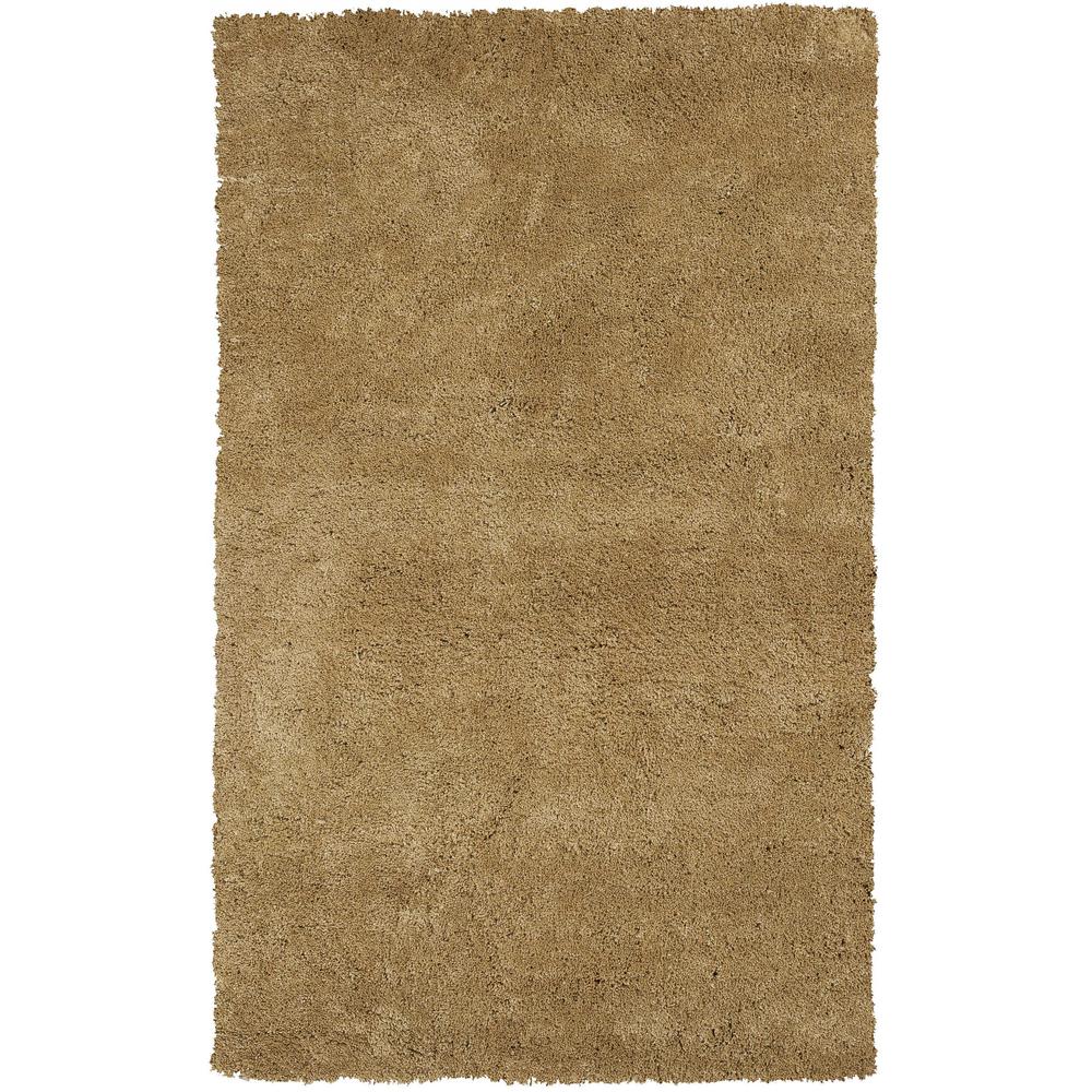 8'x10' Gold Indoor Shag Rug - 349886. Picture 1
