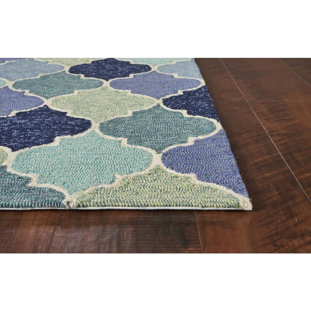 7' x 9'  UV treated Polypropylene Blue Area Rug - 349927. Picture 4