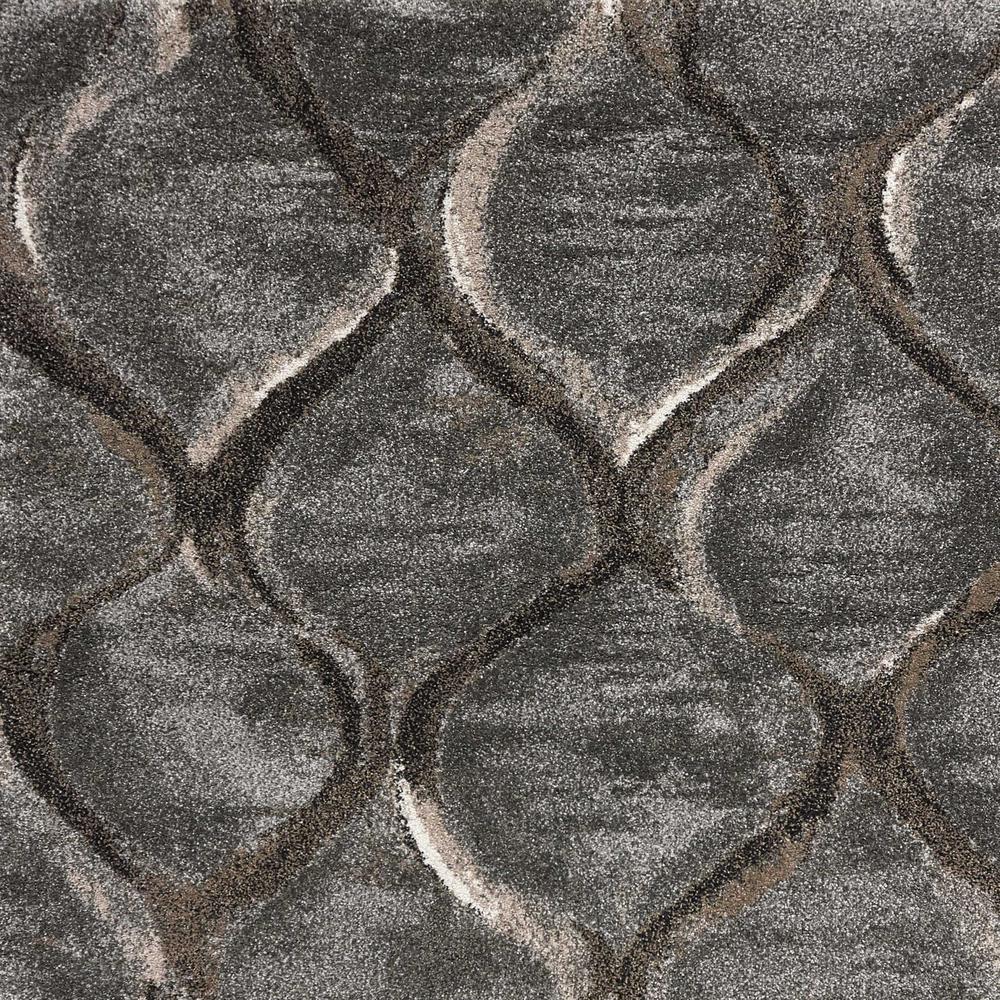 7 x 10  Polypropylene Charcoal Area Rug - 349938. Picture 3