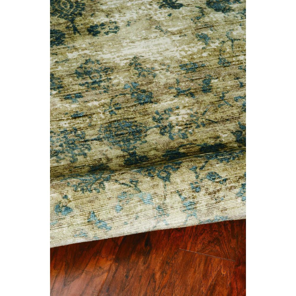 5' x 7'  Viscose Sand or  Blue Area Rug - 350034. Picture 5