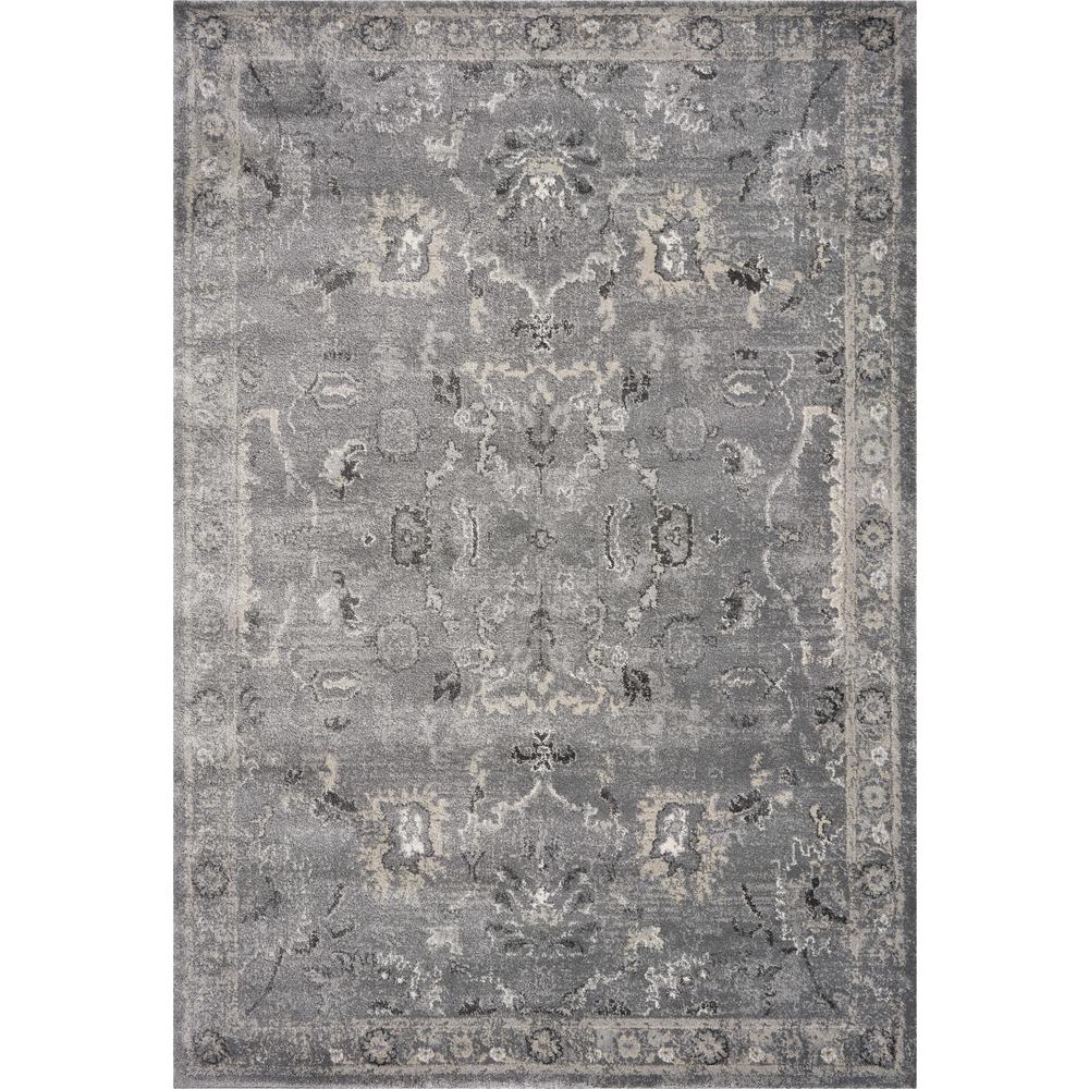 7' x 9'  Polypropylene Grey Area Rug - 350058. Picture 1