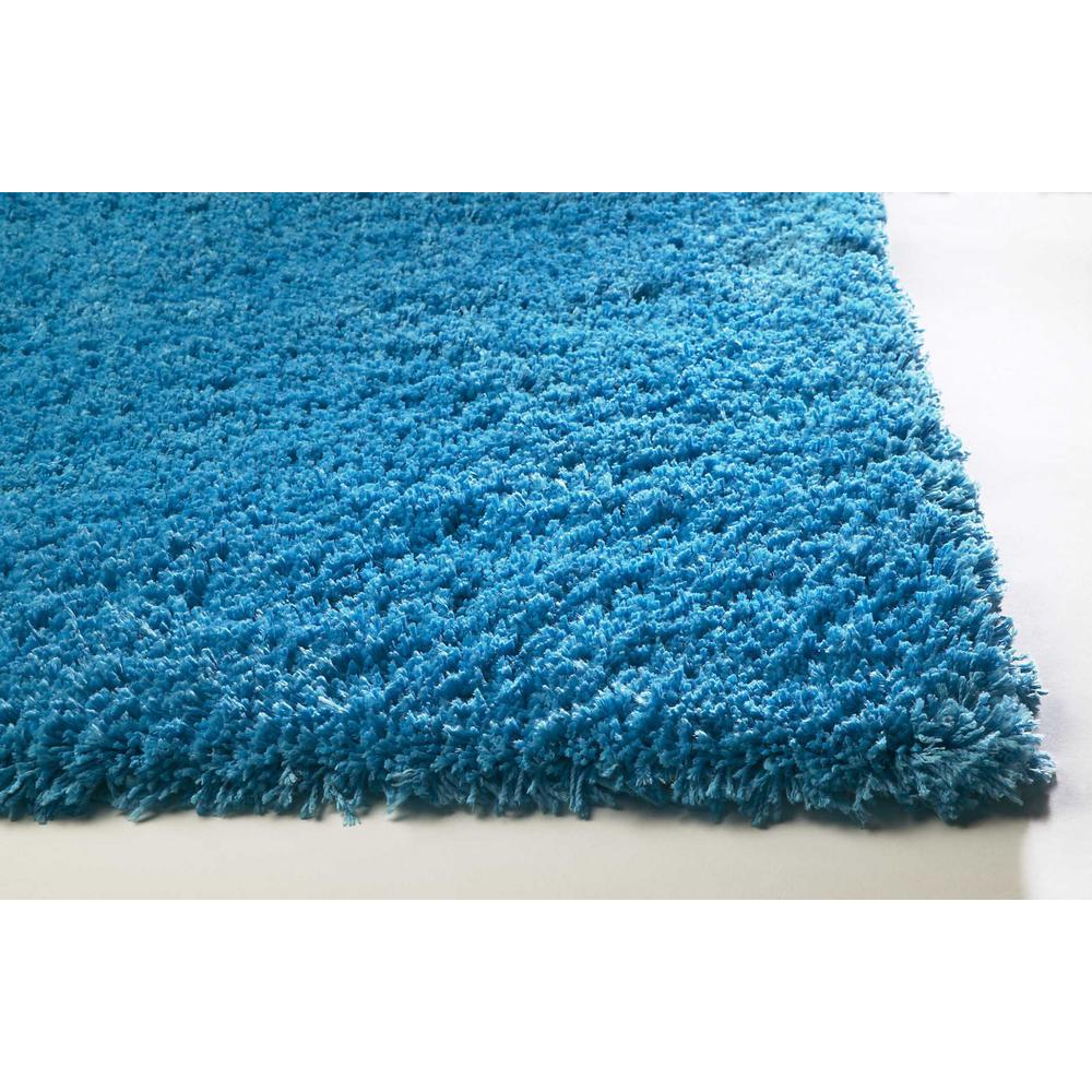 8'x11' Highlighter Blue Indoor Shag Rug - 350079. Picture 5