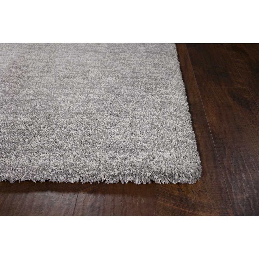 8' x 11'  Grey Heather Shag Area Rug - 350086. Picture 4