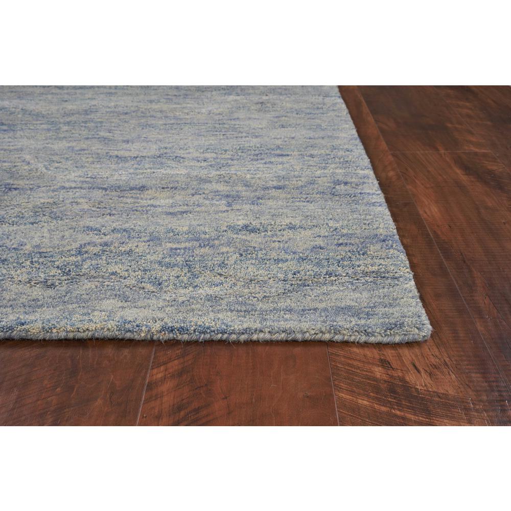 9'x12' Ocean Blue Hand Tufted Abstract Indoor Area Rug - 350239. Picture 4