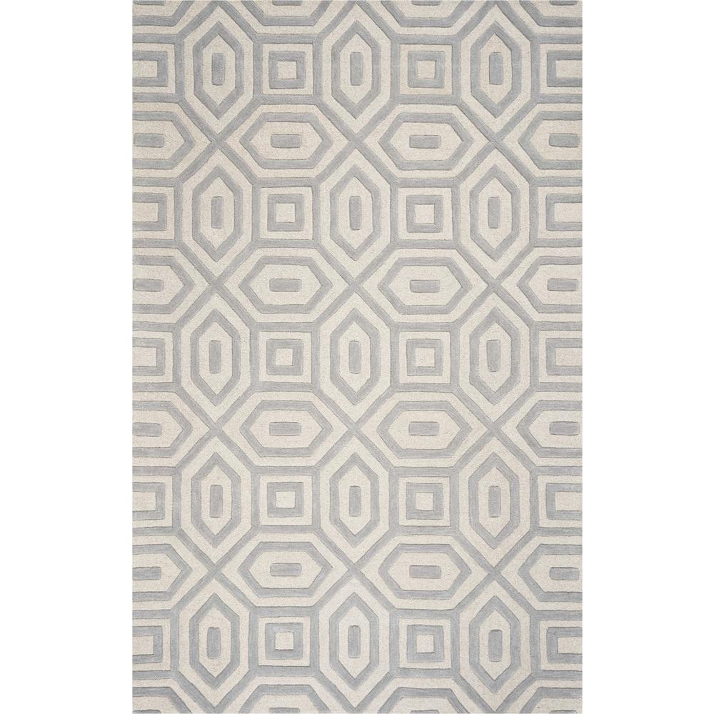 8' x 10' 6" Wool Grey Area Rug - 350246. Picture 2