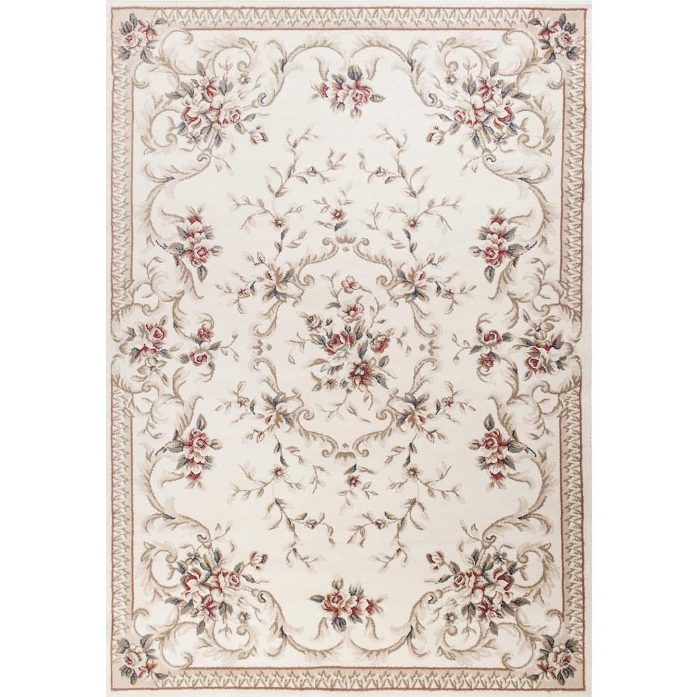 9' x 12'  Polypropylene Ivory  Area Rug - 350365. Picture 1