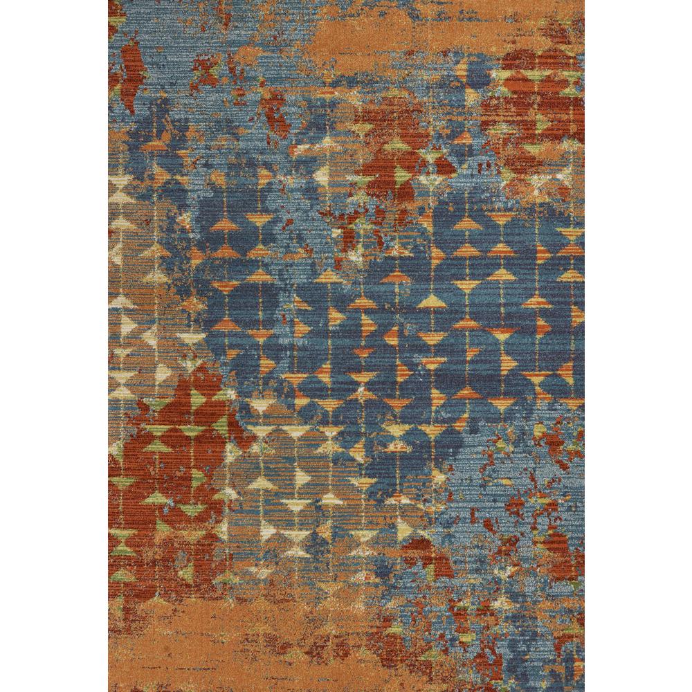 9' x 13'  Polypropylene Blue or  Coral  Area Rug - 350521. Picture 1