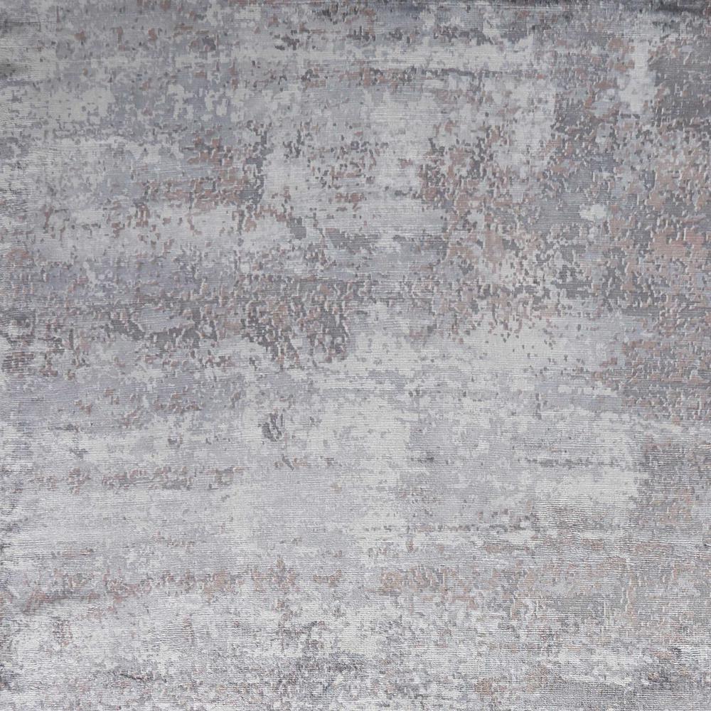 9'x12' Slate Grey Hand Loomed Abstract Brushstroke Indoor Area Rug - 350588. Picture 3