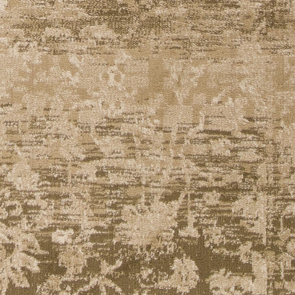 5'x8' Beige Machine Woven Distressed Floral Traditional Indoor Area Rug - 352308. Picture 2