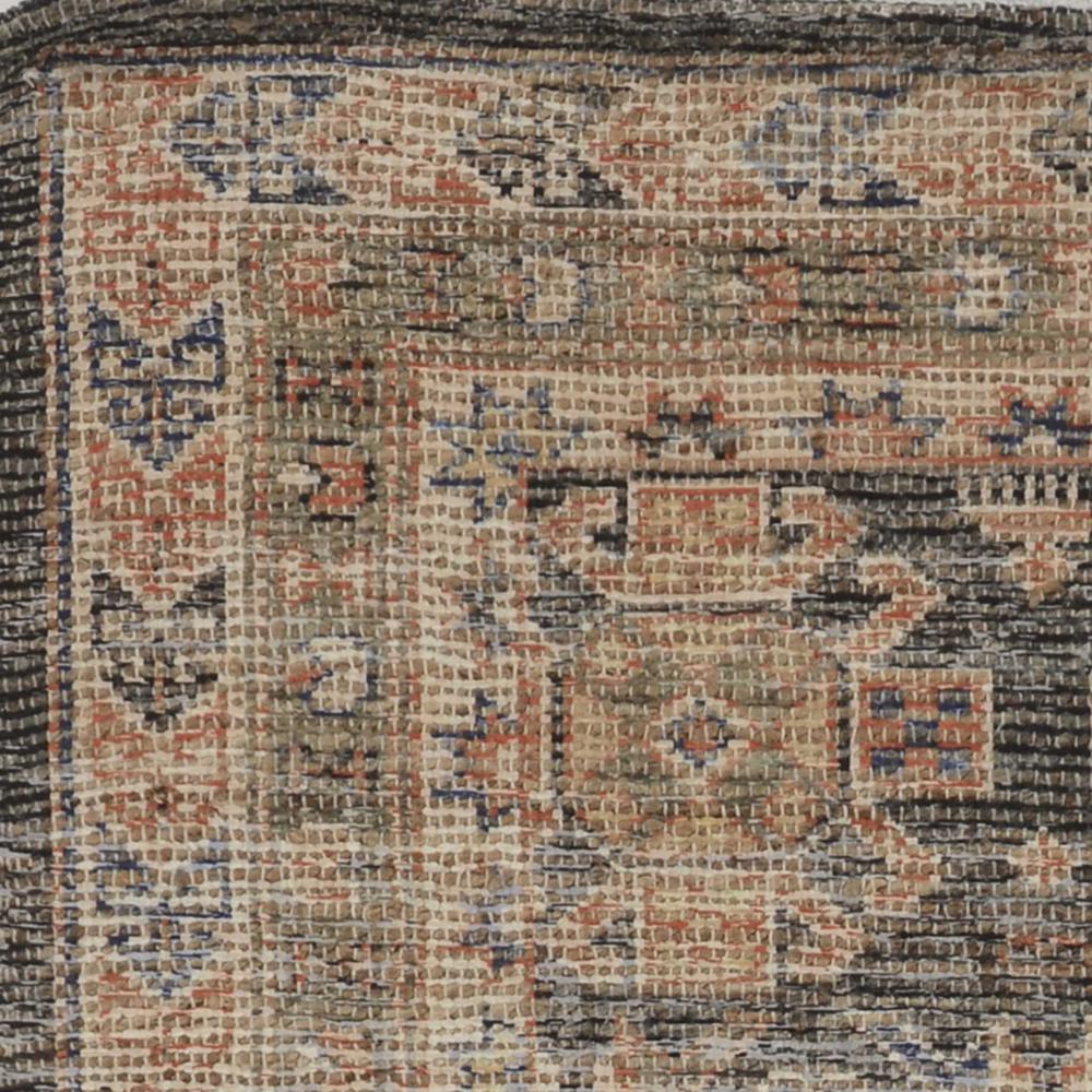 5'x7' Charcoal Hand Woven Traditional Indoor Area Rug - 352367. Picture 2