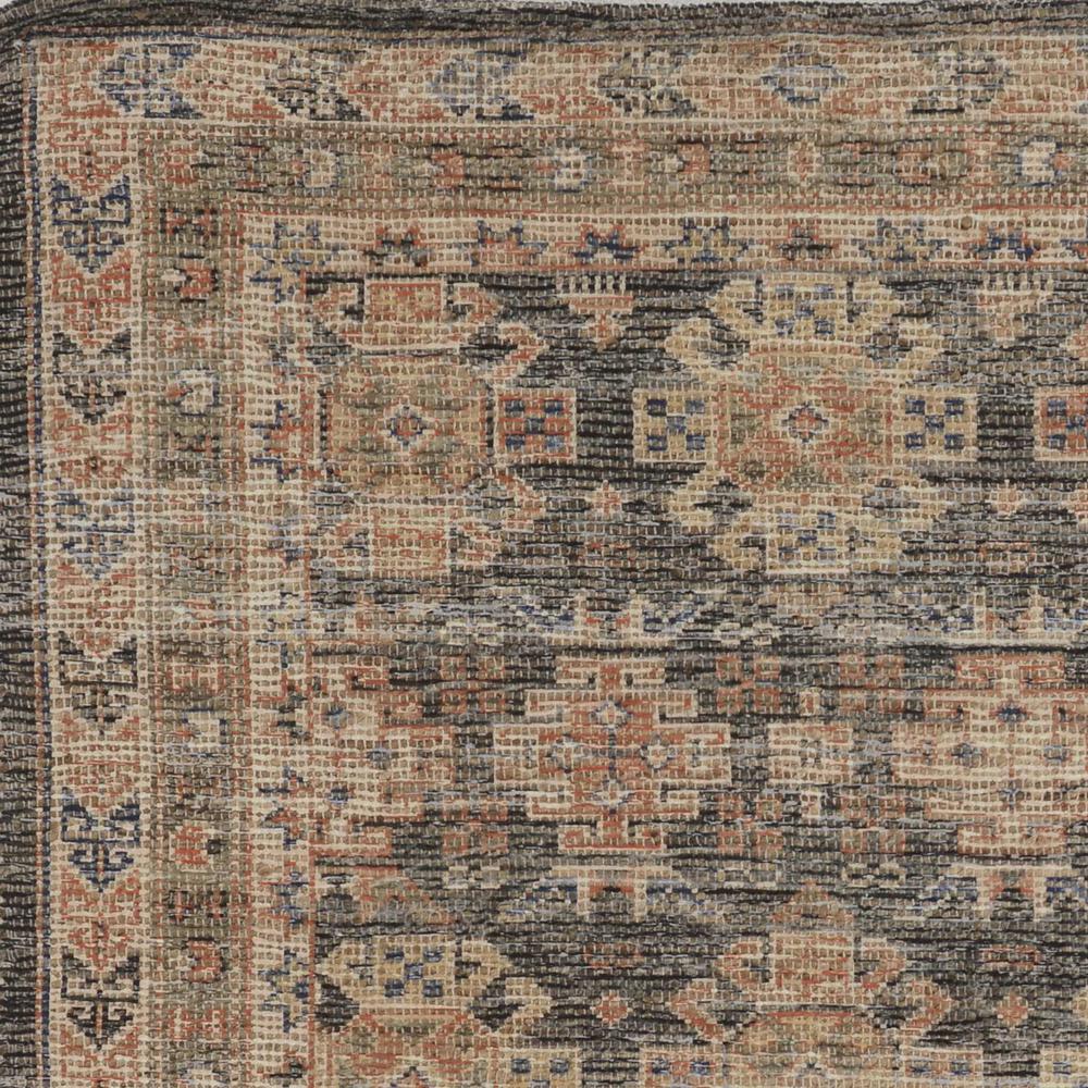 5'x7' Charcoal Hand Woven Traditional Indoor Area Rug - 352367. Picture 3