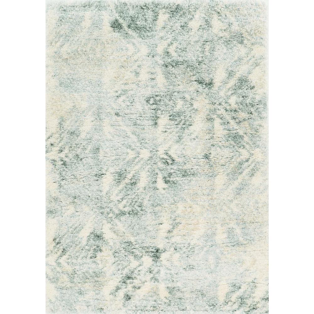 5' x 8' Ivory or Grey Vintage Diamond Indoor Area Rug - 352491. Picture 1