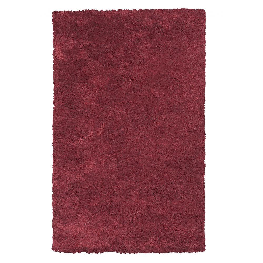 5'x7' Red Indoor Shag Rug - 352655. Picture 1